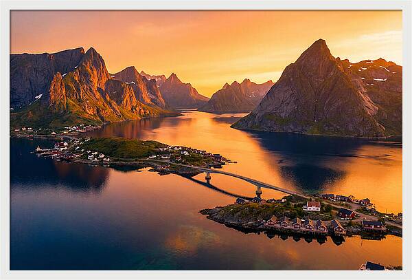 Lofoten Islands Serenity At Sunset