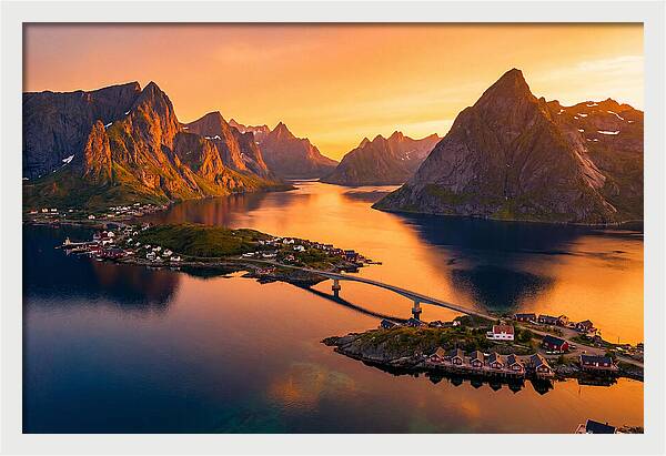 Lofoten Islands Serenity At Sunset