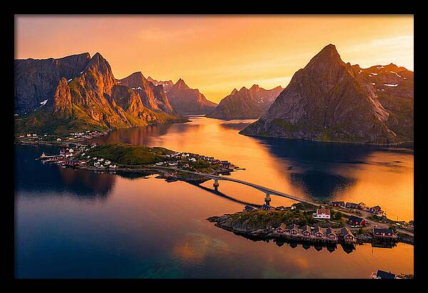 Lofoten Islands Serenity At Sunset