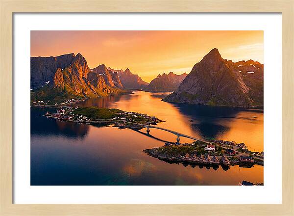 Lofoten Islands Serenity At Sunset