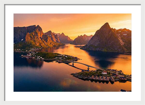 Lofoten Islands Serenity At Sunset