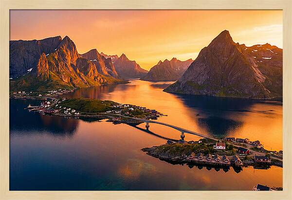 Lofoten Islands Serenity At Sunset