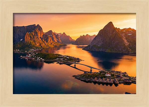 Lofoten Islands Serenity At Sunset