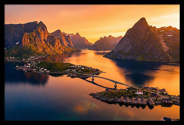 Lofoten Islands Serenity At Sunset