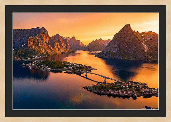Lofoten Islands Serenity At Sunset