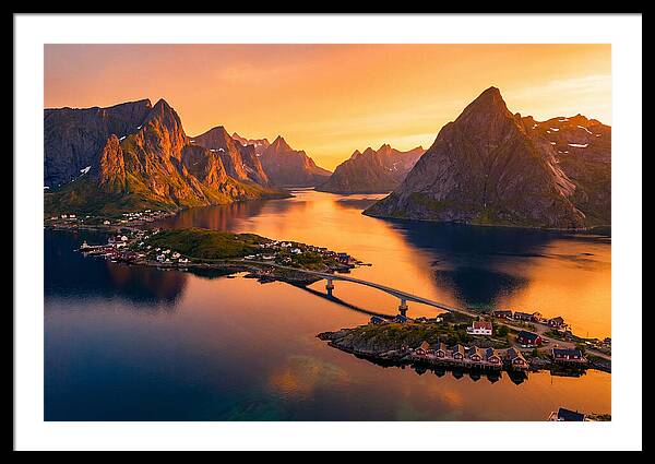 Lofoten Islands Serenity At Sunset