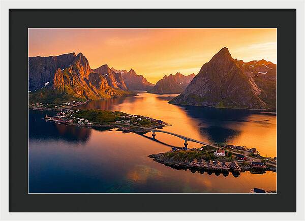 Lofoten Islands Serenity At Sunset