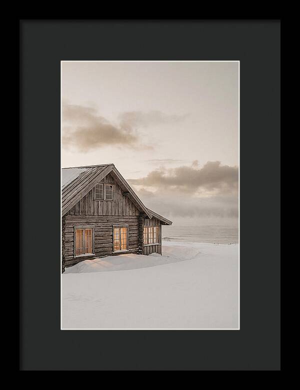 Log Cabin In The Snow
