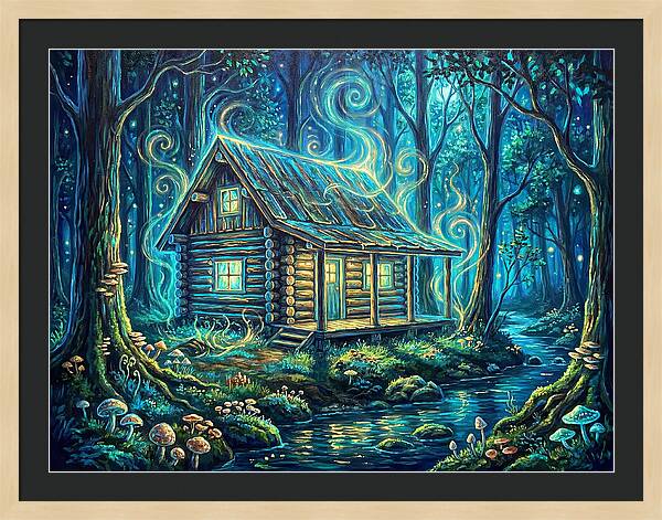 Log Cabin In The Woods
