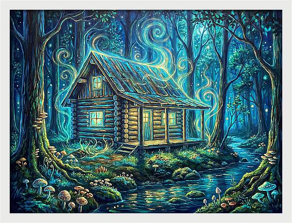 Log Cabin In The Woods