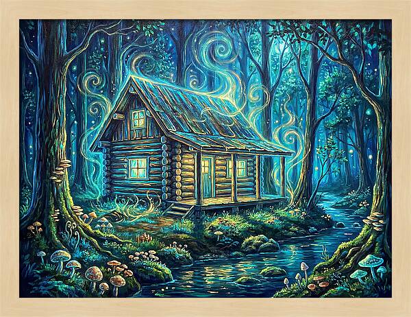 Log Cabin In The Woods