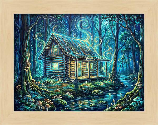 Log Cabin In The Woods