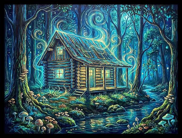 Log Cabin In The Woods