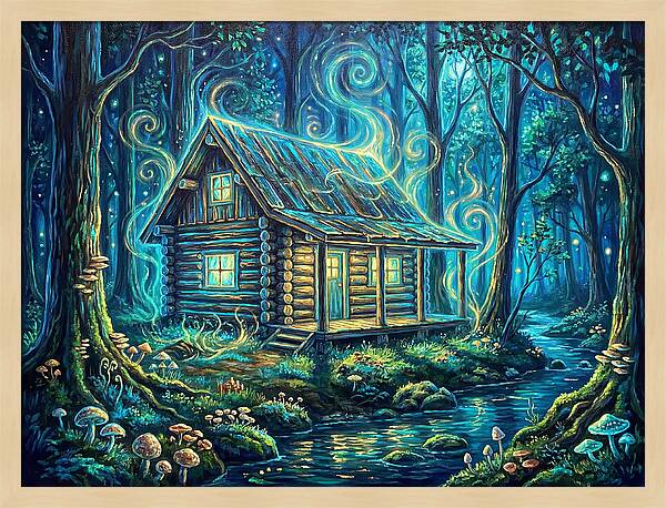 Log Cabin In The Woods