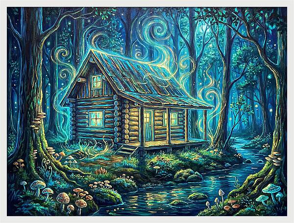 Log Cabin In The Woods