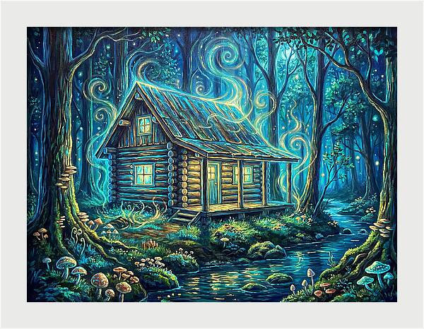 Log Cabin In The Woods