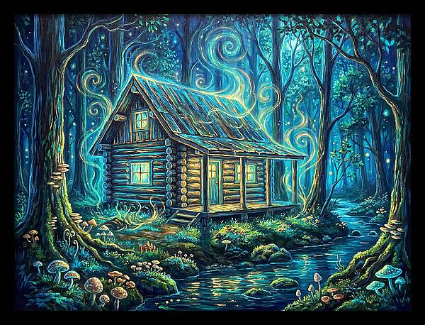 Log Cabin In The Woods