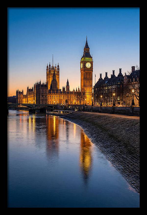 London Big Ben At Twilight
