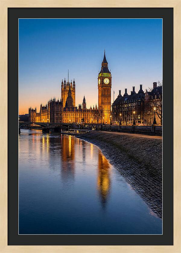 London Big Ben At Twilight