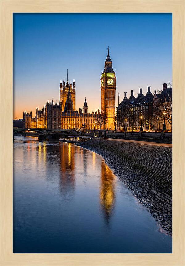 London Big Ben At Twilight