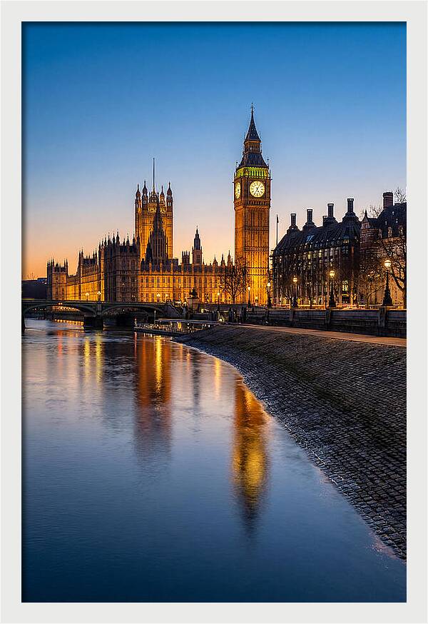 London Big Ben At Twilight