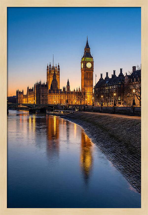 London Big Ben At Twilight