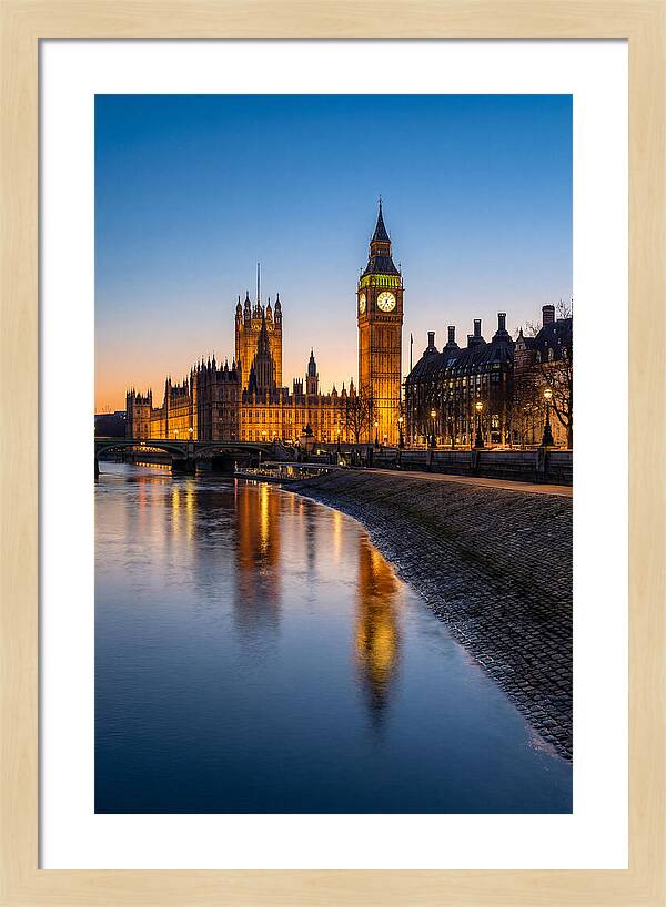 London Big Ben At Twilight