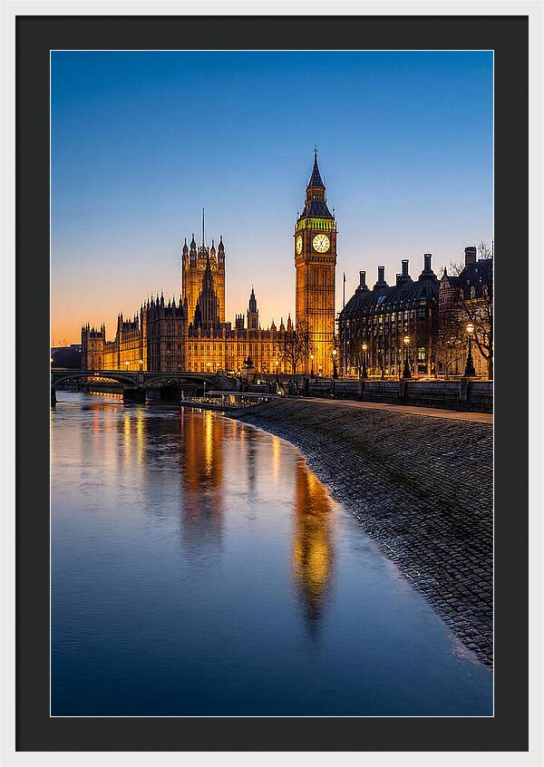 London Big Ben At Twilight