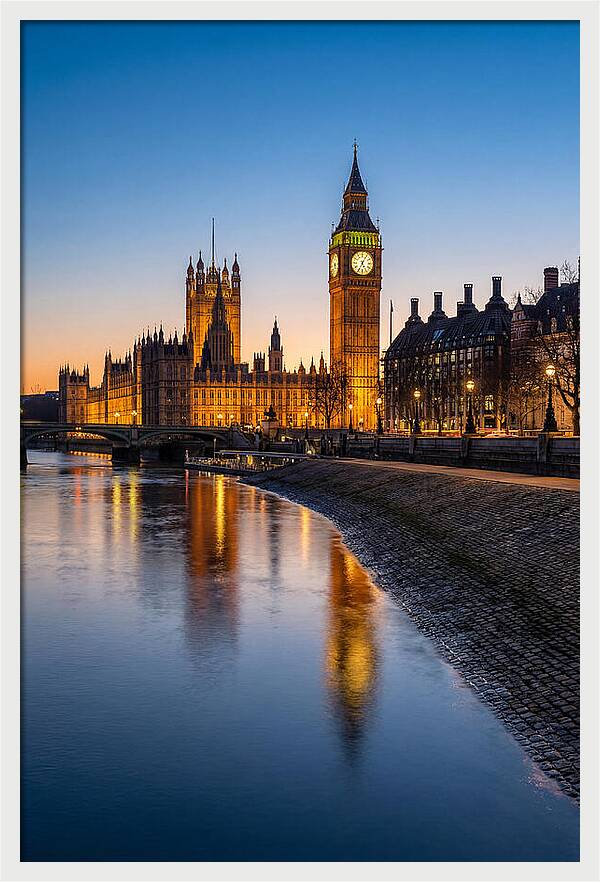 London Big Ben At Twilight