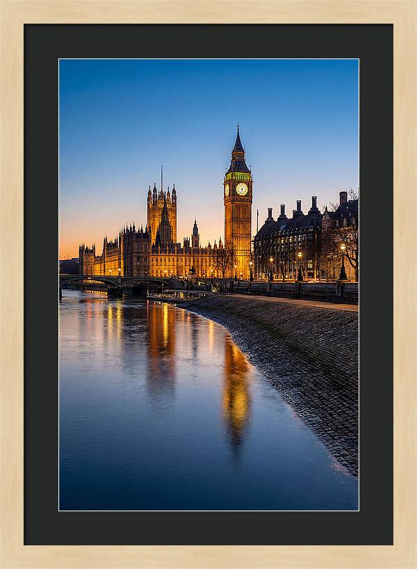 London Big Ben At Twilight