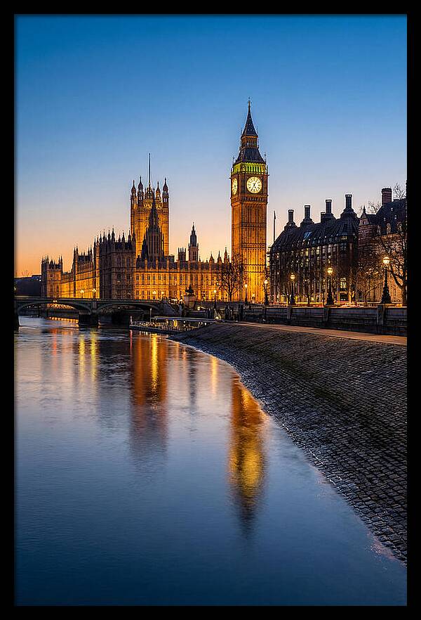 London Big Ben At Twilight