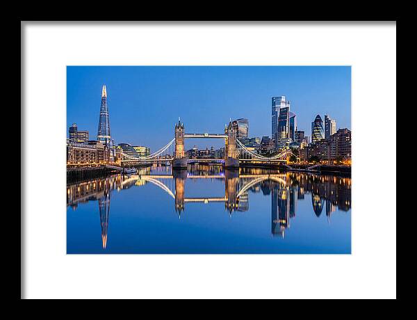 London Skyline At Blue Hour