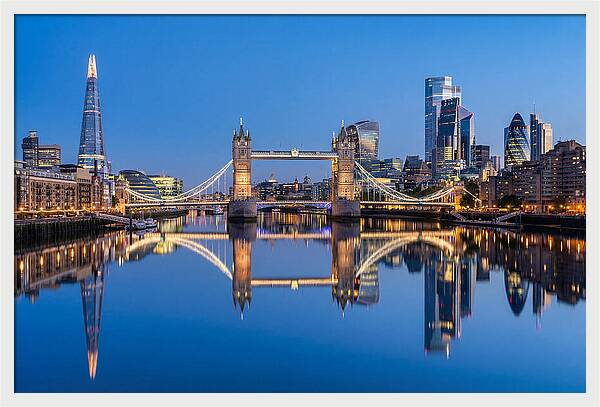 London Skyline At Blue Hour