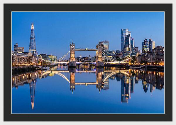 London Skyline At Blue Hour