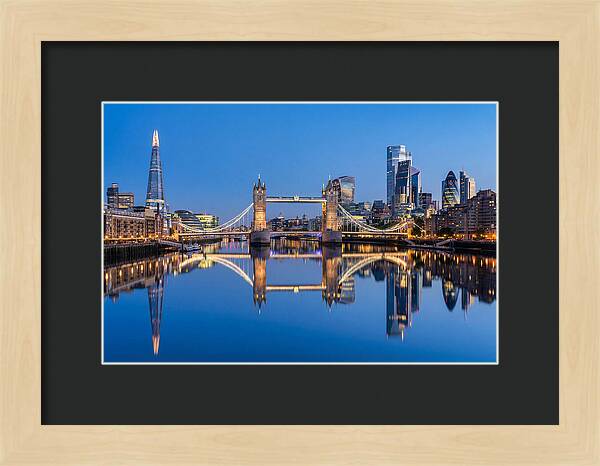 London Skyline At Blue Hour