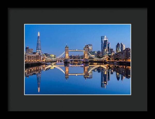London Skyline At Blue Hour