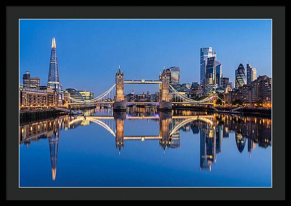 London Skyline At Blue Hour