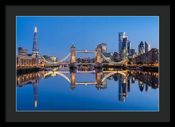 London Skyline At Blue Hour