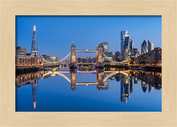 London Skyline At Blue Hour