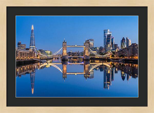 London Skyline At Blue Hour