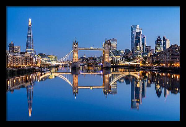 London Skyline At Blue Hour