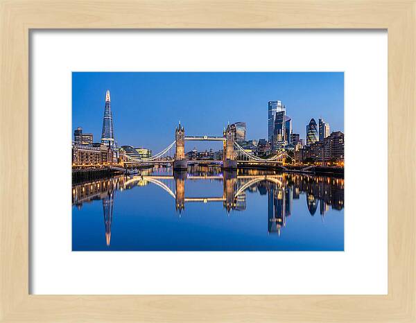 London Skyline At Blue Hour
