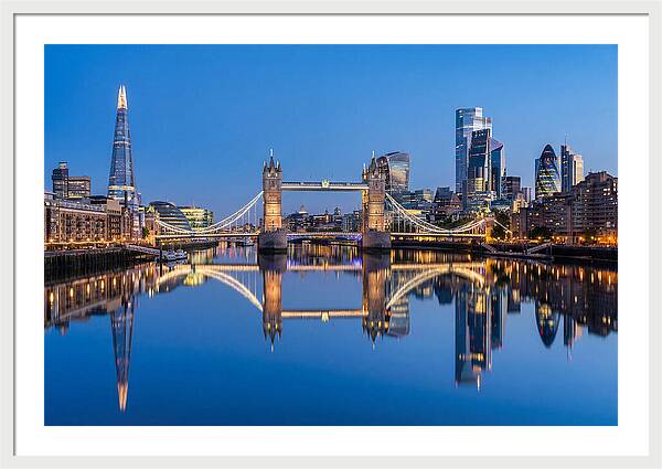 London Skyline At Blue Hour