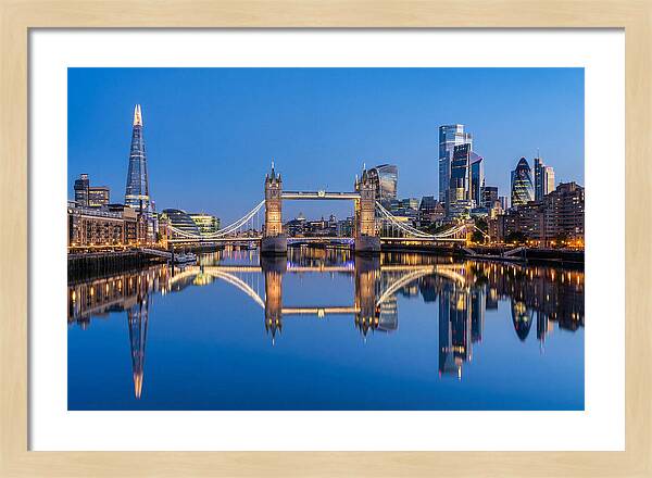 London Skyline At Blue Hour