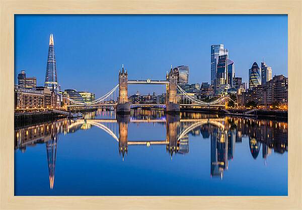 London Skyline At Blue Hour