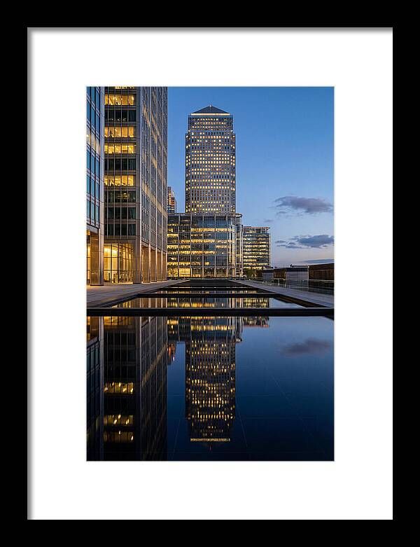 Londons Canary Wharf Reflections