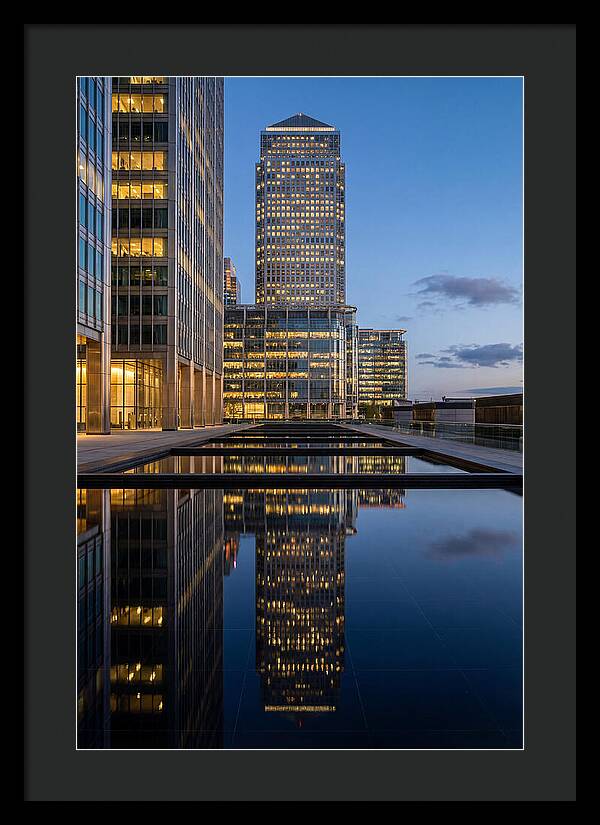 Londons Canary Wharf Reflections