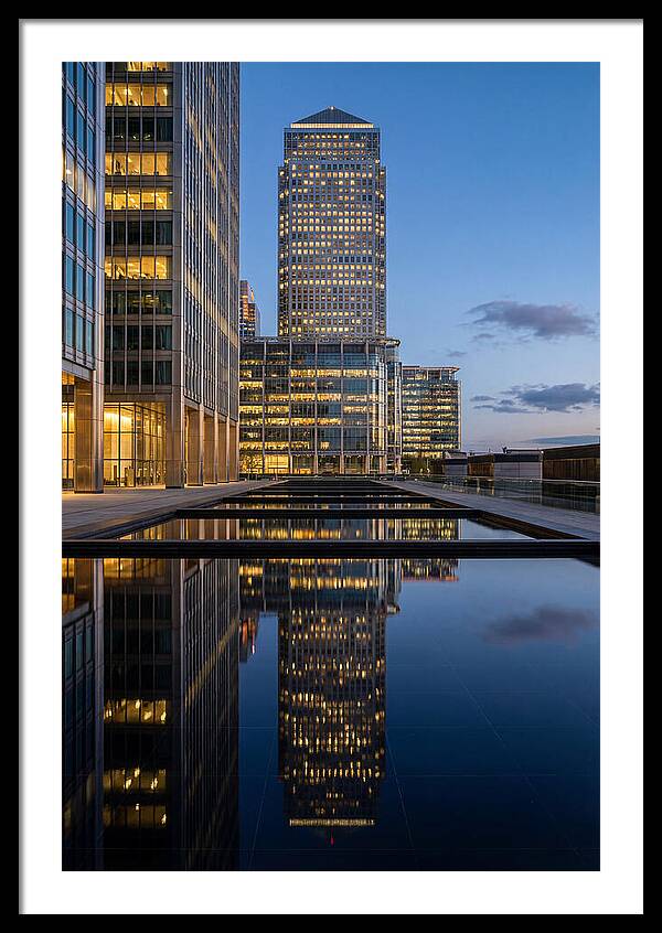 Londons Canary Wharf Reflections