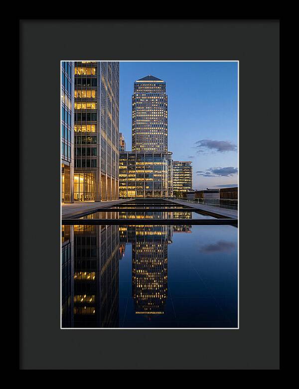 Londons Canary Wharf Reflections
