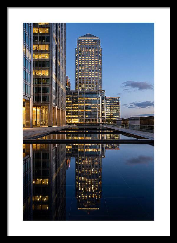 Londons Canary Wharf Reflections